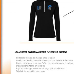 Camiseta Entrenamiento Invierno Mujer - Dos86