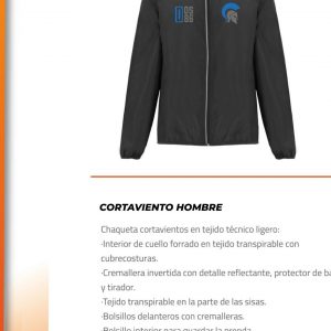 Cortaviento Hombre - Dos86