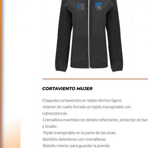 Cortaviento Mujer - Dos86